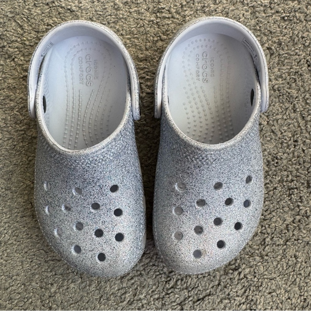 GREAT CONDITION Glitter CROCS